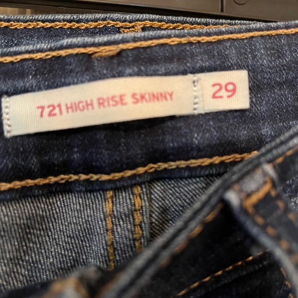 Levi 721 High Rise Skinny size 29 - Picture 2 of 4